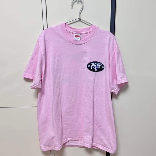 슈프림 달마시안 반팔 티셔츠 라이트 핑크 - 25SS