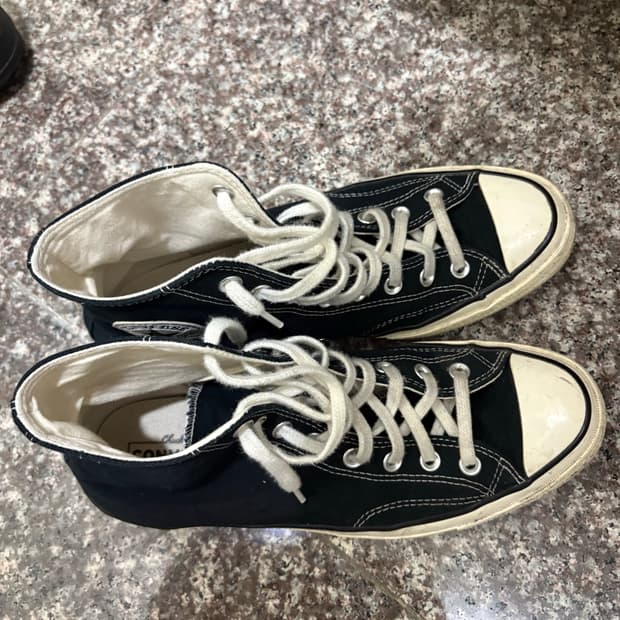 컨버스 척 70 하이 블랙 280