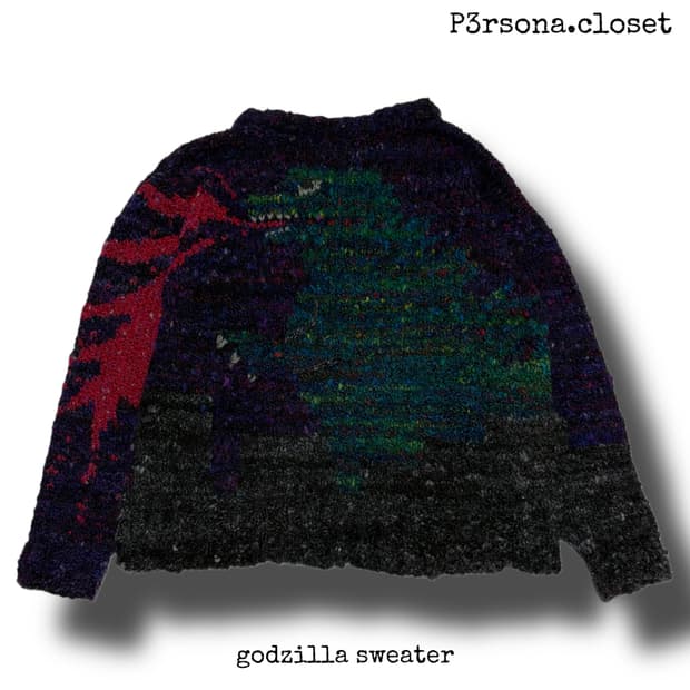 godzilla sweater