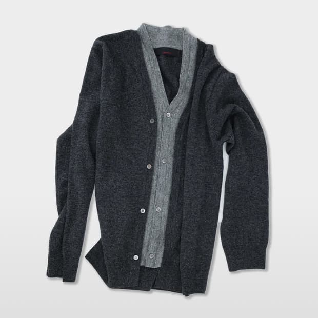 애니타임로릭 레이어드 aza가디건 챠콜