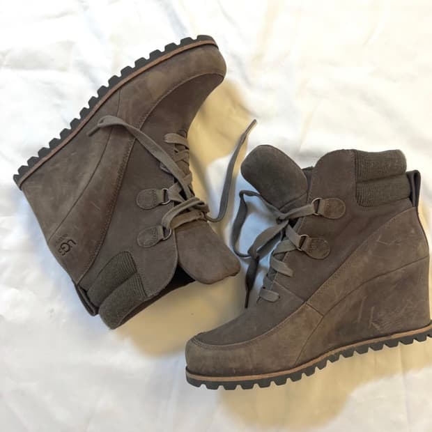 UGG Kriston Waterproof Wedge Boots