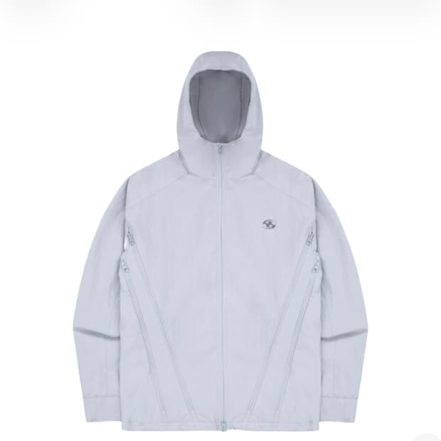 산산기어 지퍼 자켓 라이트 그레이 - 22FW