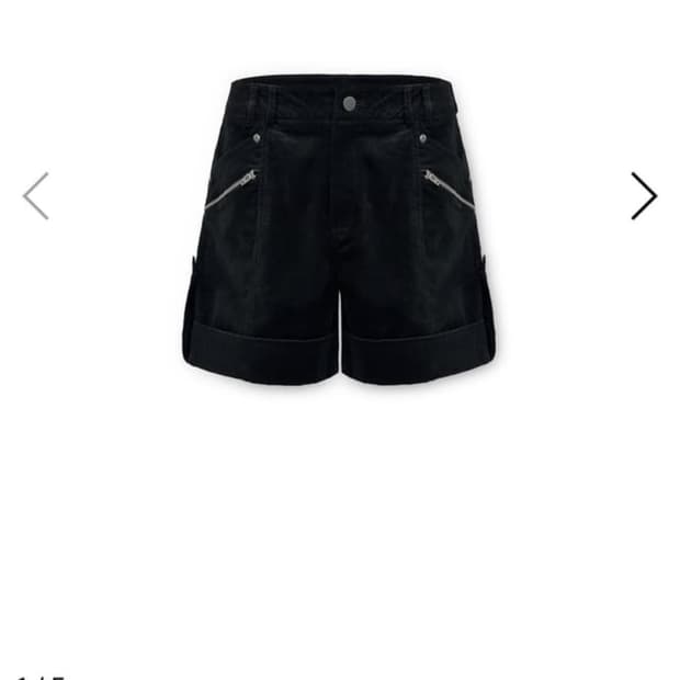 F/NO.7 CORDUROY ROLL-UP SHORTS 0104 쇼츠