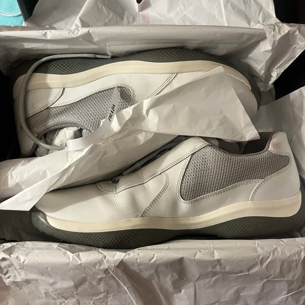 프라다 90's 아메리카컵 빈티지 uk6.5