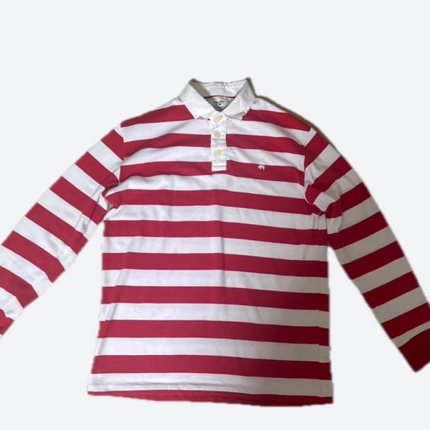 브룩스브라더스 스트라이프 럭비셔츠