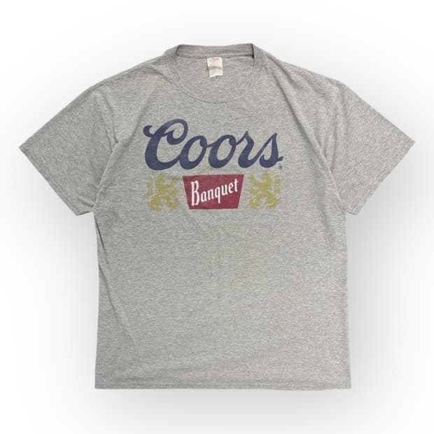 XL)00's Coors Banquet 맥주 티셔츠