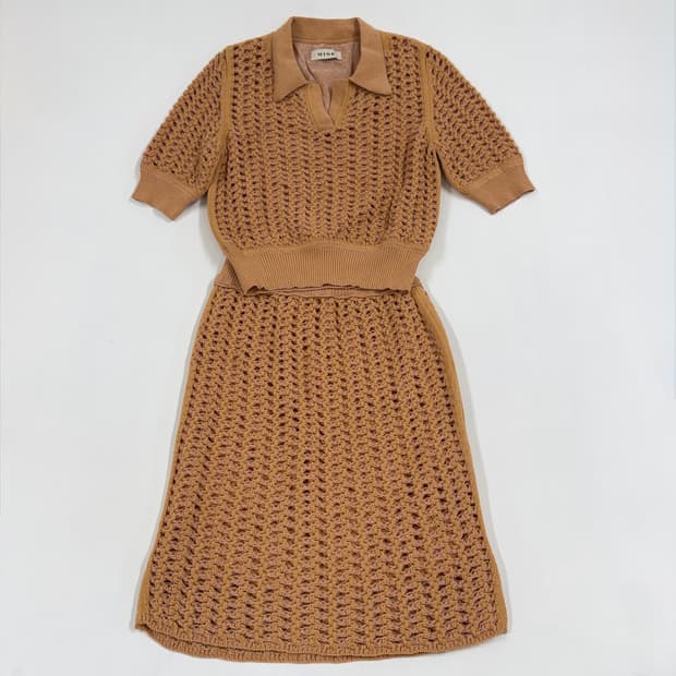 마인 니트 스카트 셋업 55