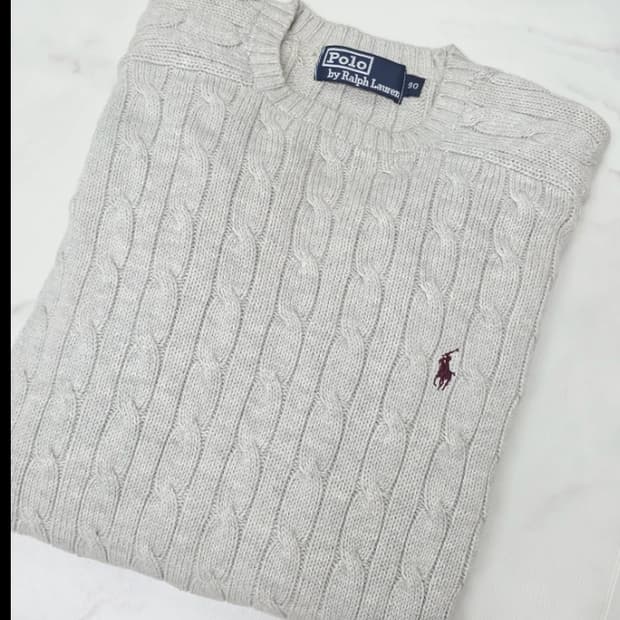 폴로 랄프로렌 케이블 니트 95
