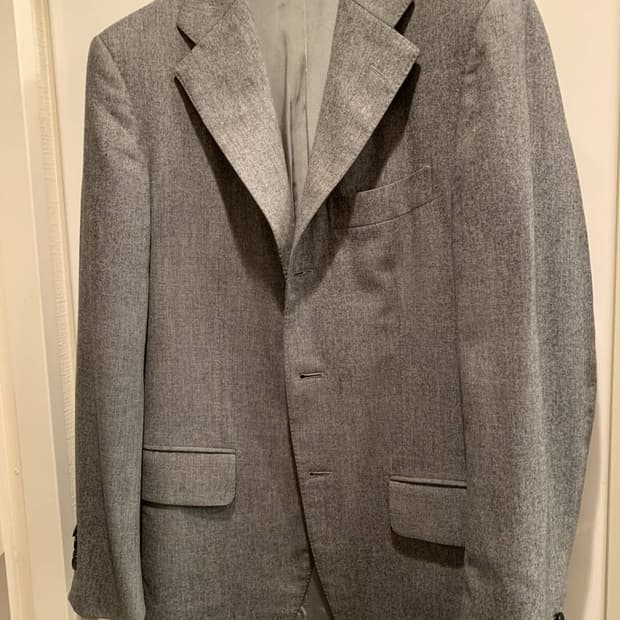 Strasburgo Japan / 울 플란넬 자켓 그레이 44