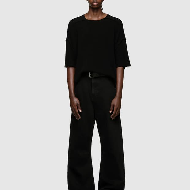 [M/L] 엔타이어 스튜디오 반팔 니트