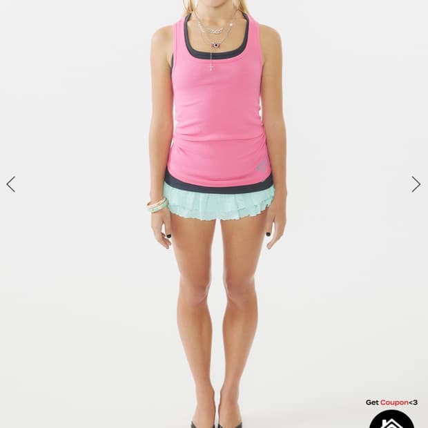 Razorback Tank Top Acid Pink 스컬프터 나시