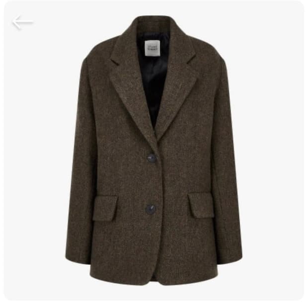 스튜디오톰보이 헤링본 울 자켓