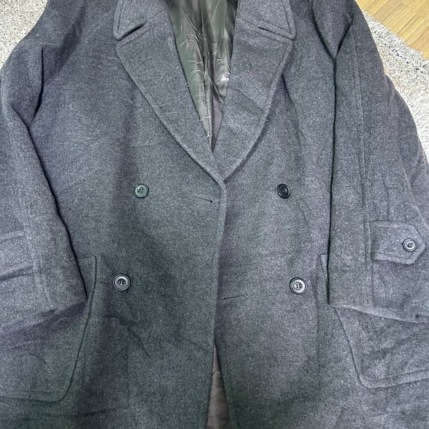 영국제 TIBBETT 더블 캐시미어 코트 사이즈 105~110