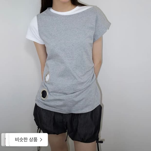 온스카 EYELET LOOSE SLEEVELESS ONSKA