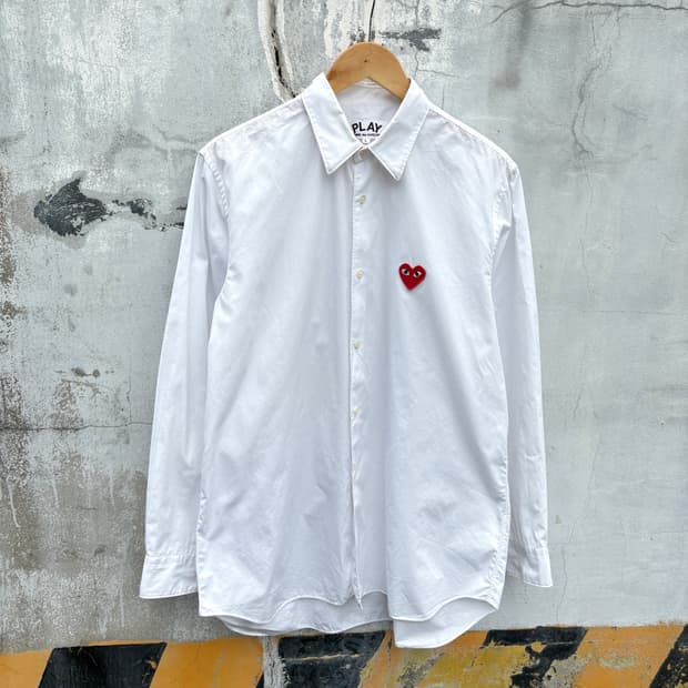 Comme des Garcons 꼼데가르송 흰색 셔츠