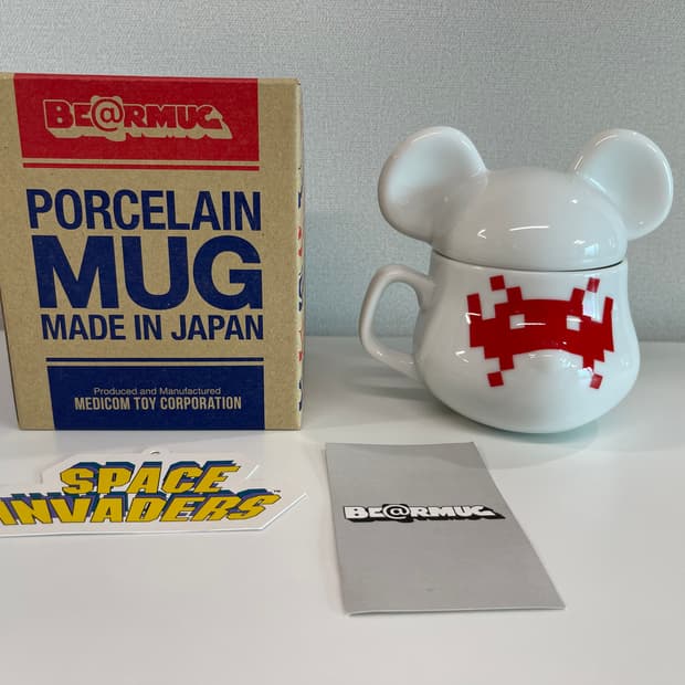 스페이스인베이더 x 메디콤토이 베어머그 베어브릭