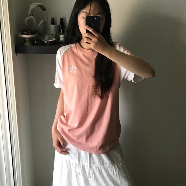아디다스 신형택 파이어버드 사이드라인 나그랑 반팔티