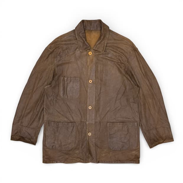 90's Pierotucci 리버시블 레더 자켓