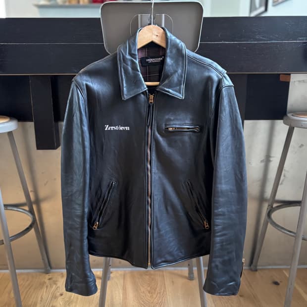 언더커버 21SS 레더자켓
