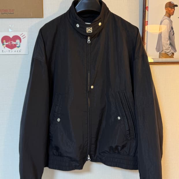 (XL)SATUR 세터 나일론 오버사이즈 자켓 블랙