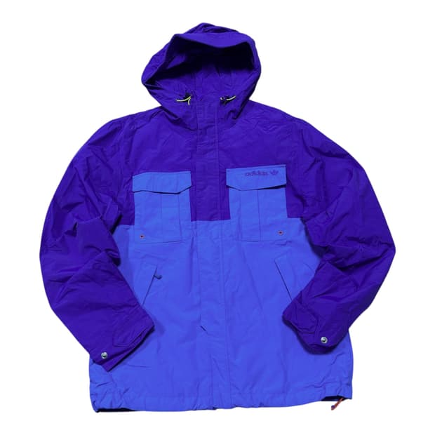 ✨ (바배) 아디다스 퍼플 블루 배색 바람막이