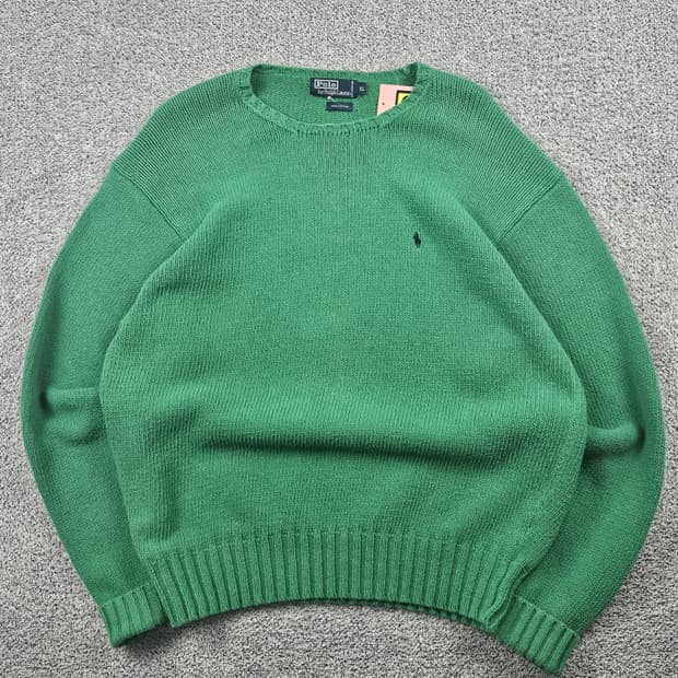 폴로랄프로렌 코튼 라운드넥 스웨터 니트 ( XL ) / 10265