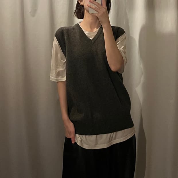 폴로랄프로렌 램스울 니트 베스트