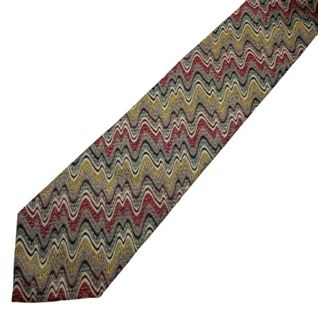 245) (MISSONI) 미쏘니 패턴 넥타이