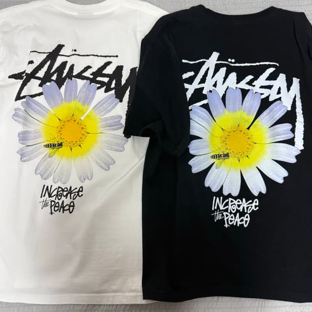 스투시 플라워 반팔