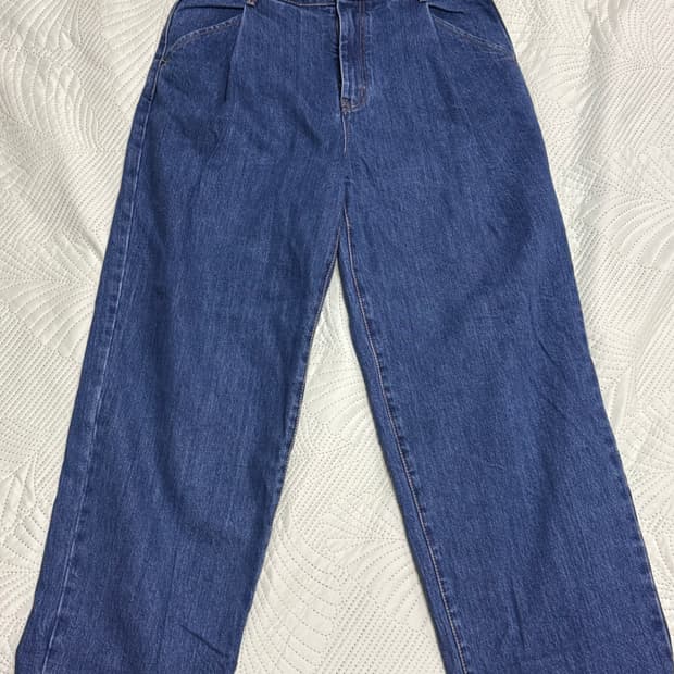 비슬로우 와이드 데님