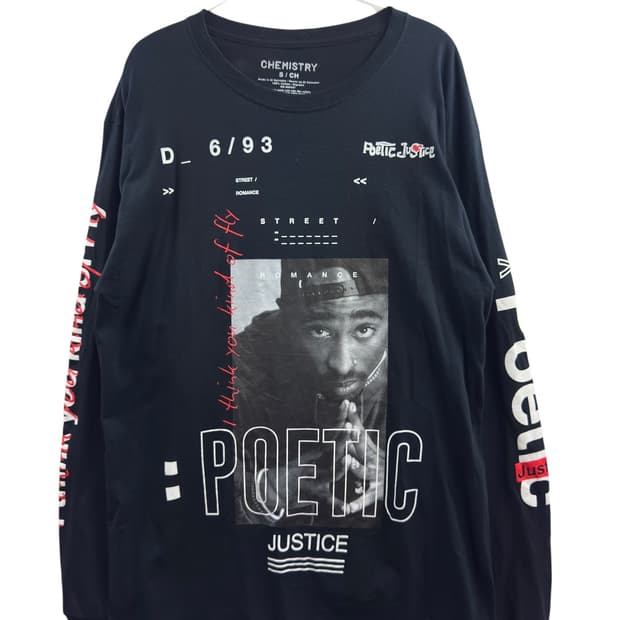 2PAC 투팍 포이틱 저스티스 롱슬리브743