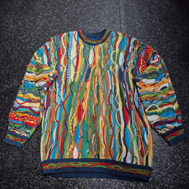 림노스 오스트레일리아 오리지날 케이블 패턴 스웨터 남성 95~100사이즈