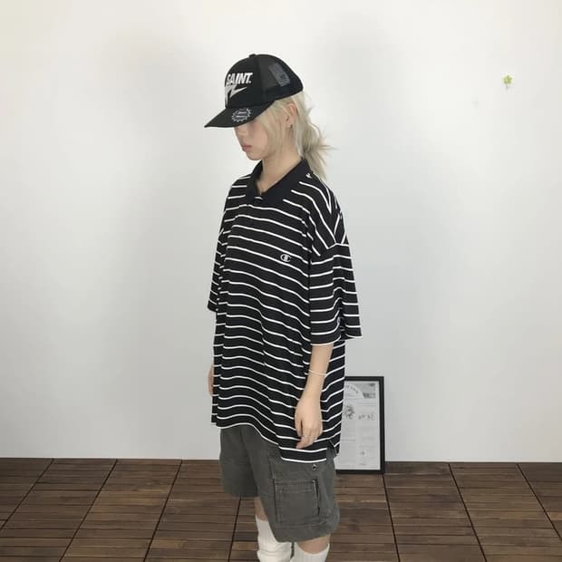 Champion Stripe Polo Shirt