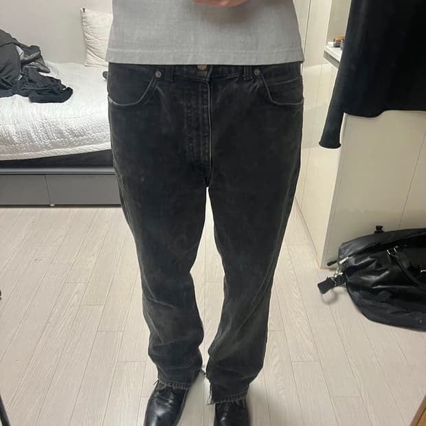 리바이스 흑청 619 오렌지탭