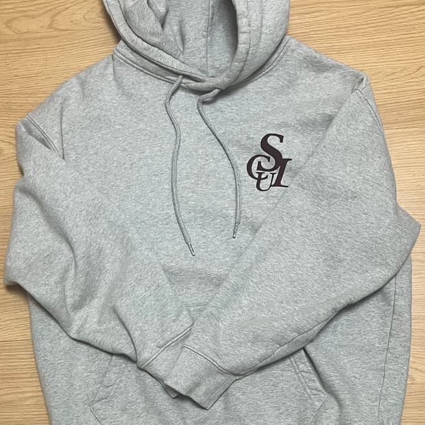 스컬프터 그레이 후드티