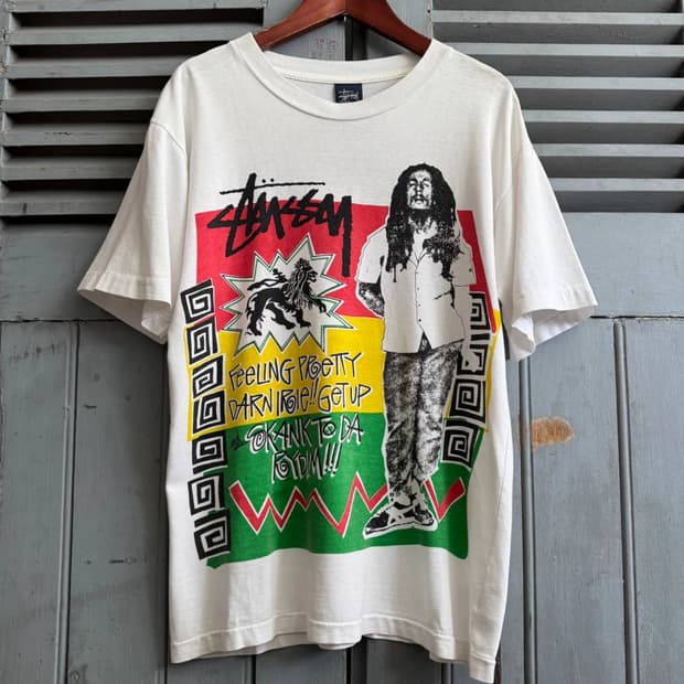 [S]00's Stussy USA 스투시 아카이브 밥 말리 티셔츠