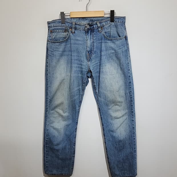 (32) 리바이스 502 청바지 연청 데님팬츠 스판 145주년판 