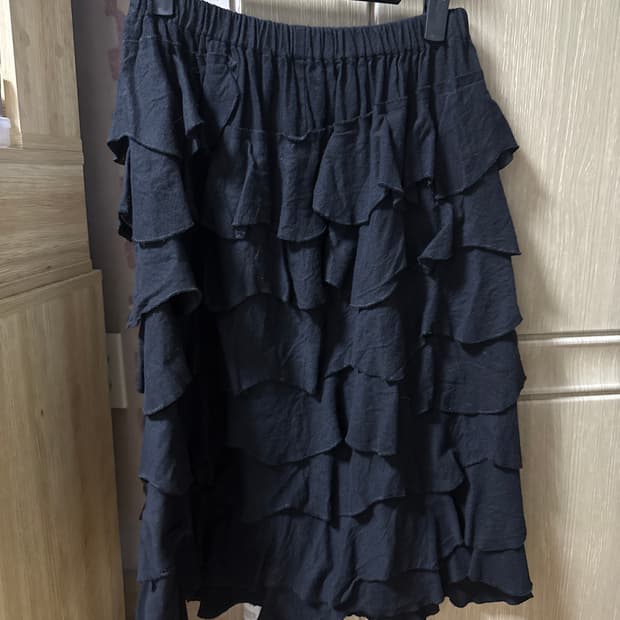 꼼데가르송 프릴 롱스커트