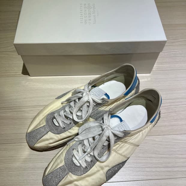 마르지엘라 / 스프린터 파스텔 레몬 스니커즈 / 42