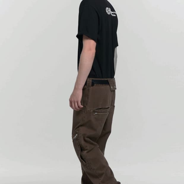 플라스틱프로덕트 리빌드 팬츠 브라운