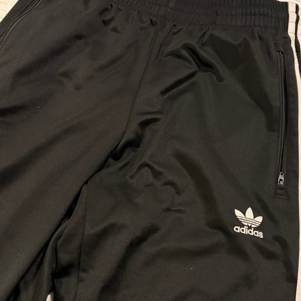 아디다스 삼선 트레이닝 바지 블랙