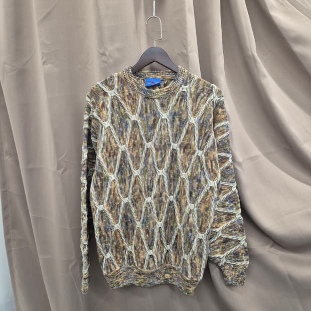 코코모 쿠지 스타일 니트 스웨터