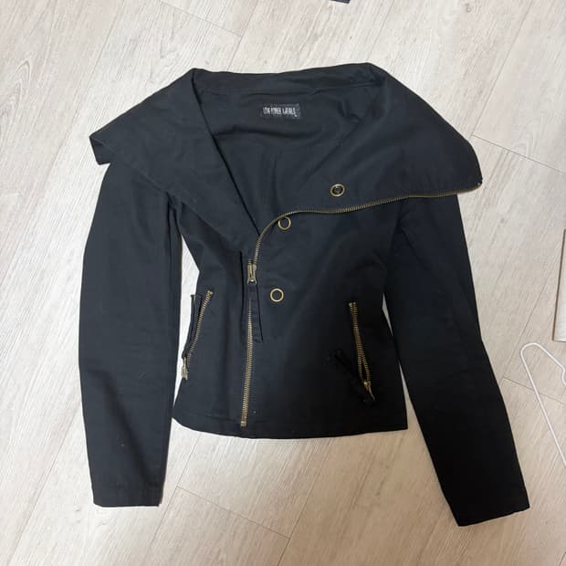 하이넥자켓 아케호무 릭깔 블랙자켓 갸루 펑크