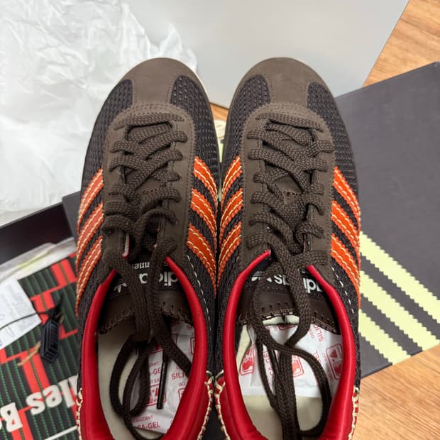 아디다스 웨일스보너 SL72 니트 브라운 265