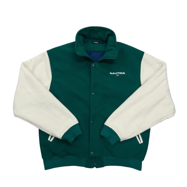 노티카 빅로고 플리스 점퍼