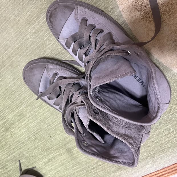 컨버스 스웨이드 그레이 270