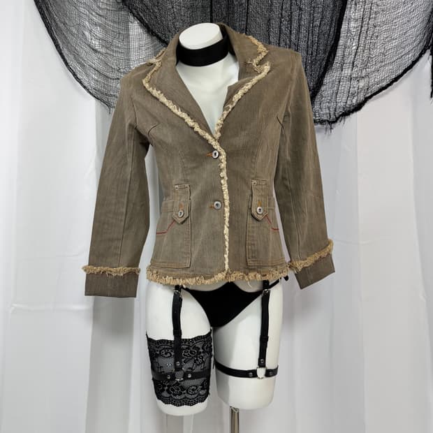 beige jacket