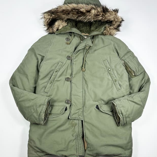 폴로 데님앤서플라이 클래식 N3B 야상 파카 M