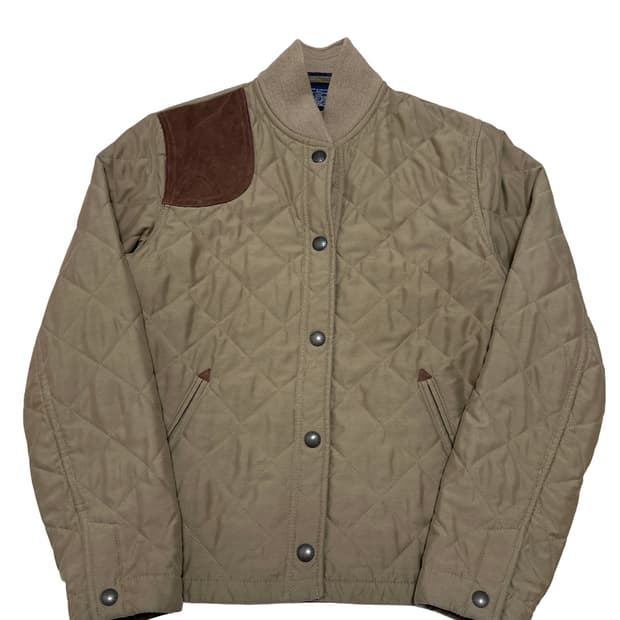폴로 랄프로렌 베이지 퀼팅자켓