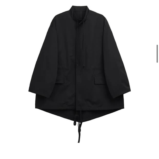 cosmoss oversized wind trench jacket